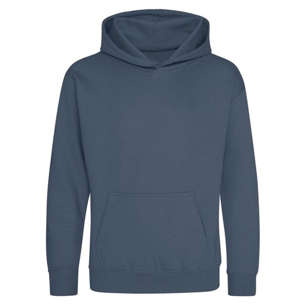 Awdis Childrens/Kids Heather Hoodie / Airforce Blue